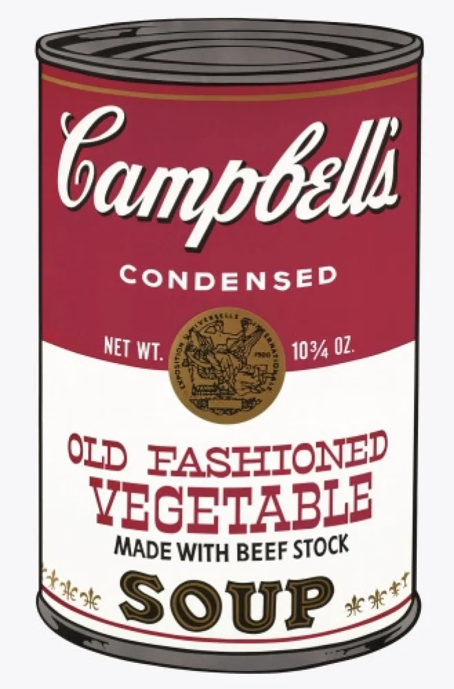 Sérigraphie Warhol - Campbell's Soup Can: Old Fashioned Vegetable