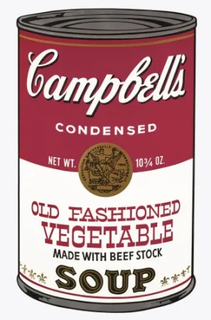 Sérigraphie Warhol - Campbell's Soup Can: Old Fashioned Vegetable