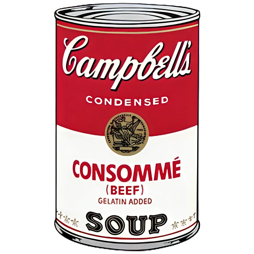 Sérigraphie Warhol - Campbell's Soup: Consommé (FS II.52)