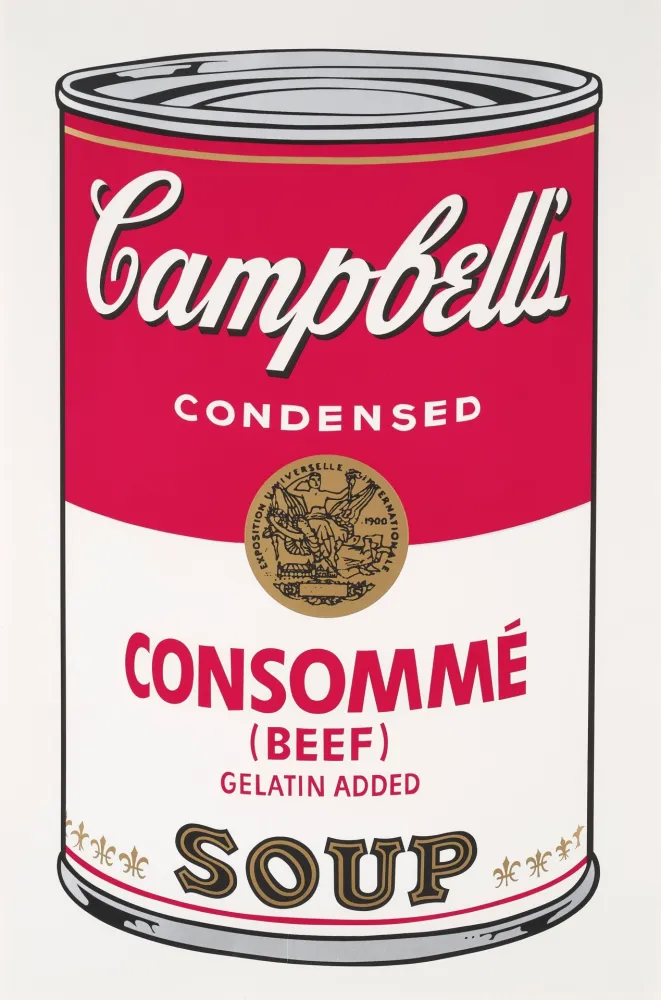 Sérigraphie Warhol - Campbell's Soup: Consommé (FS II.52)