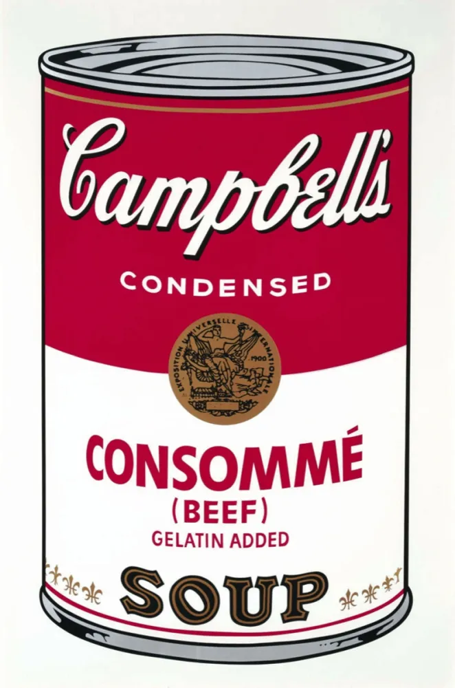 Sérigraphie Warhol - Campbell's Soup: Consommé (FS II.52)