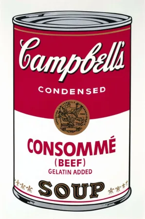 Sérigraphie Warhol - Campbell's Soup: Consommé (FS II.52)