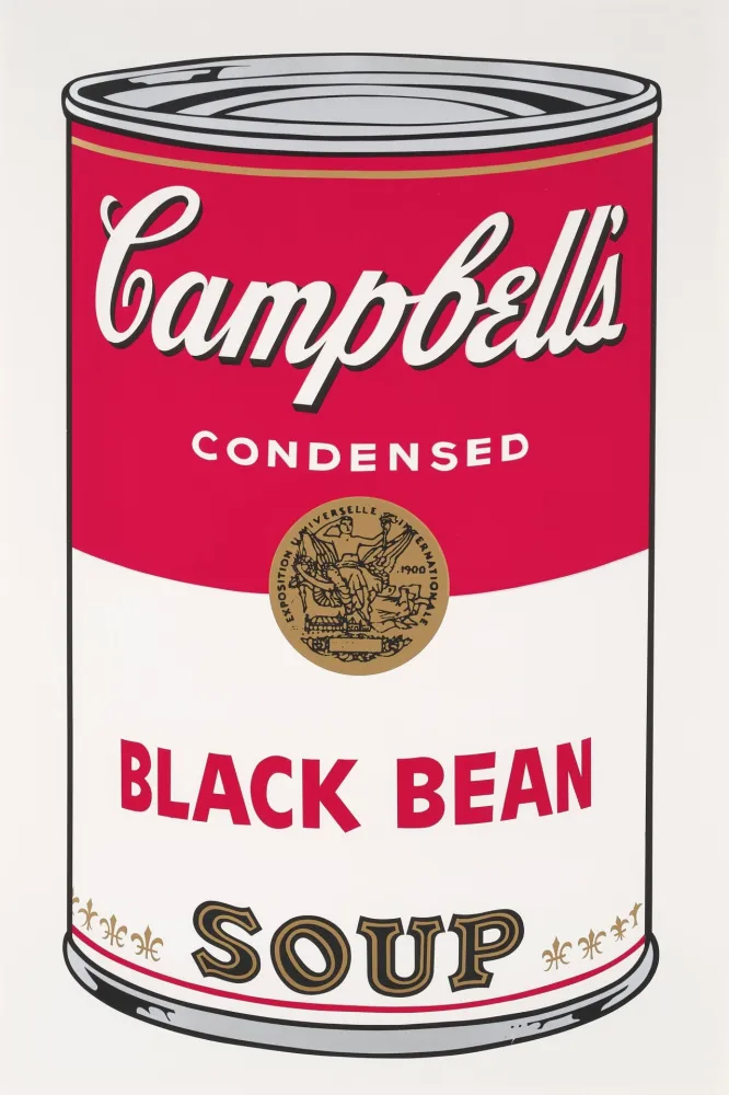 Sérigraphie Warhol - Campbell's Soup I: Black Bean (FS II.44)