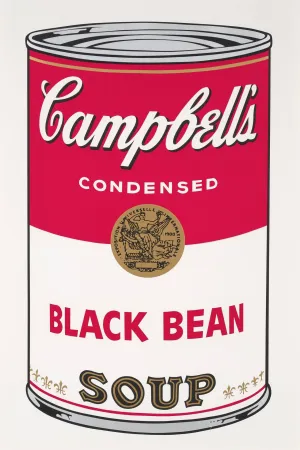 Sérigraphie Warhol - Campbell's Soup I: Black Bean (FS II.44)