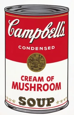 Sérigraphie Warhol - Campbell's Soup I: Cream of Mushroom by Andy Warhol