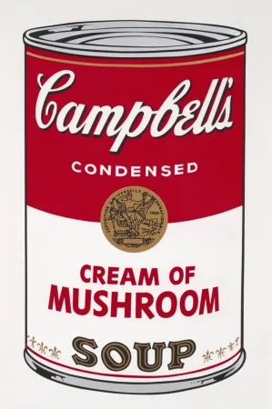 Sérigraphie Warhol - Campbell’s Soup I: Cream of Mushrooms
