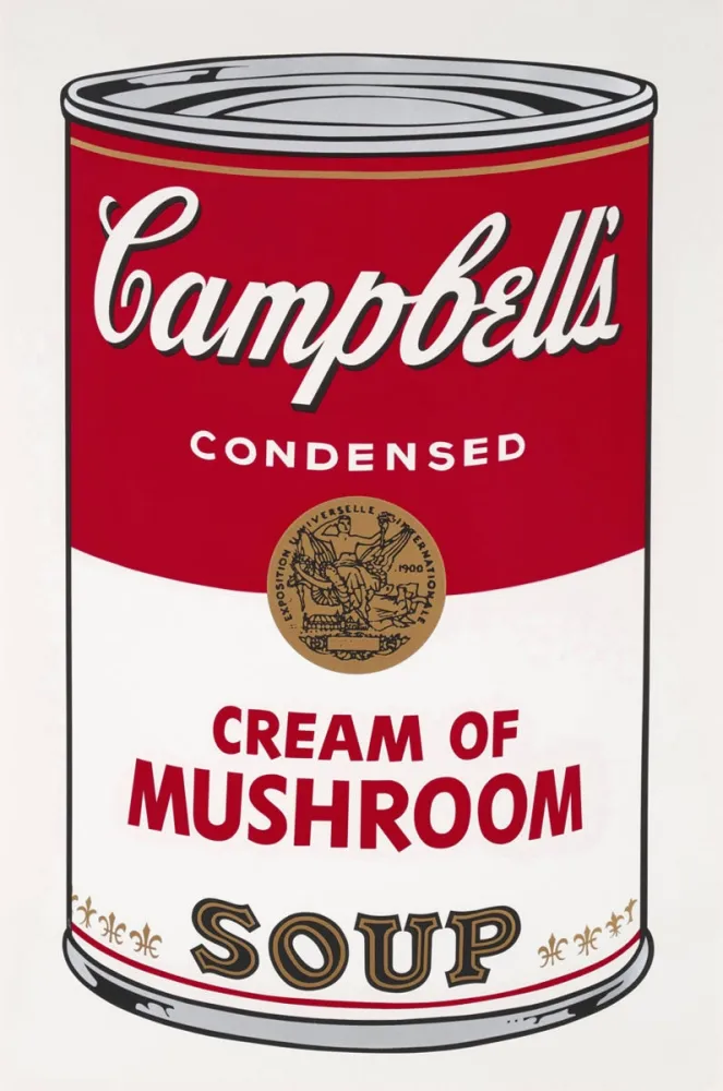 Sérigraphie Warhol - Campbell’s Soup I: Cream of Mushrooms