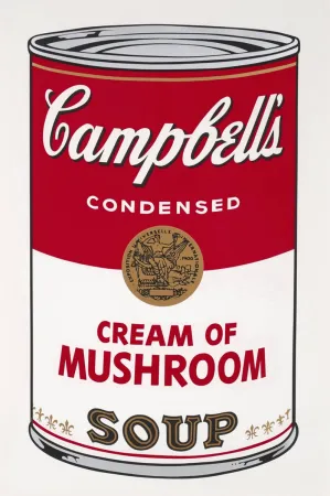 Sérigraphie Warhol - Campbell’s Soup I: Cream of Mushrooms