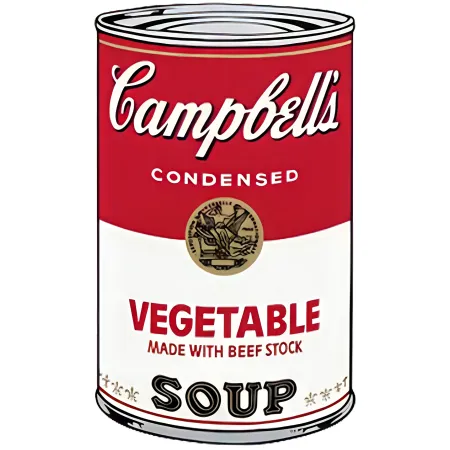 Sérigraphie Warhol - Campbell's Soup I: Vegetable (FS II.48)