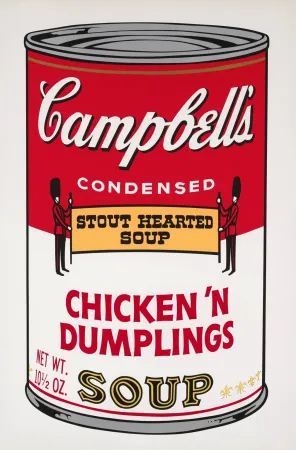 Sérigraphie Warhol - Campbells Soup II: Chicken N Dumplings (FS II.58)