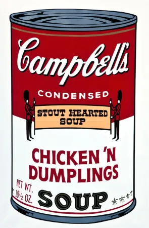 Sérigraphie Warhol - Campbells Soup II: Chicken N Dumplings (FS II.58)
