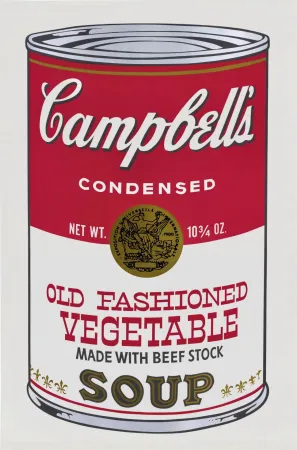 Sérigraphie Warhol - Campbell's Soup II: Old Fashioned Vegetable