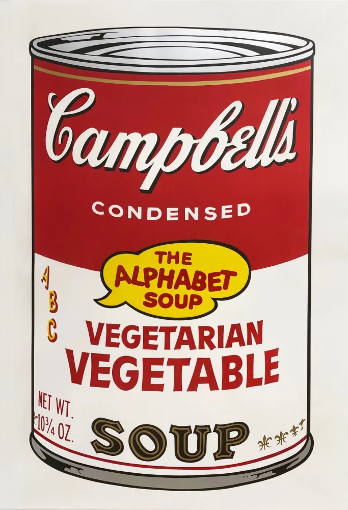 Sérigraphie Warhol - Campbell's Soup II: Vegetarian Vegetable