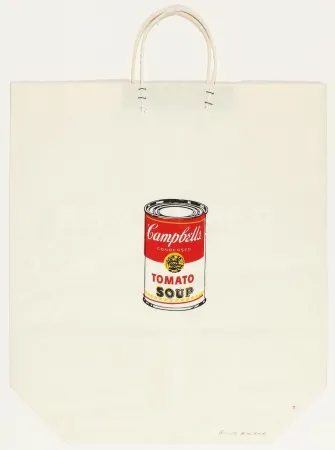 Sérigraphie Warhol - Campbells Soup Shopping Bag (FS II.4)