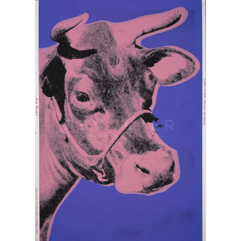 Aucune Technique Warhol - Cow (FS II.12A)