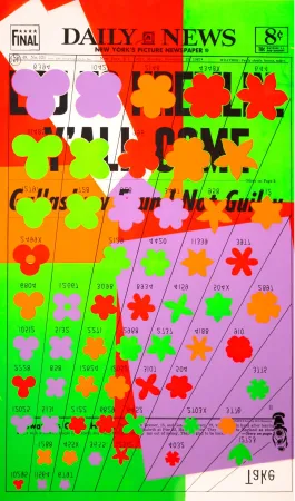 Sérigraphie Warhol - Daily News - LBJ to Kremlin – Y'all Come