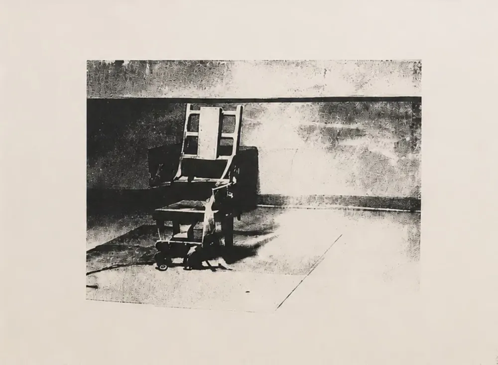 Sérigraphie Warhol - Electric chair