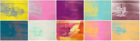 Sérigraphie Warhol - Electric Chair Complete Portfolio