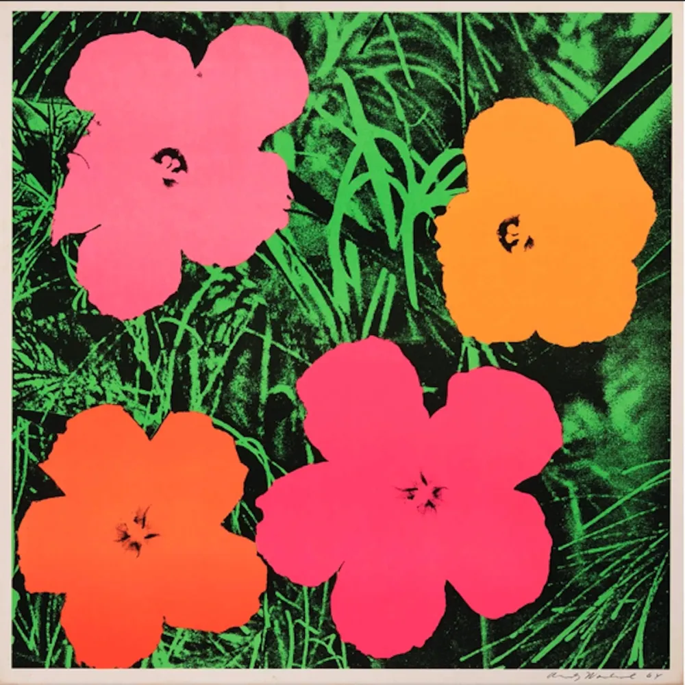 Sérigraphie Warhol - Flowers 6