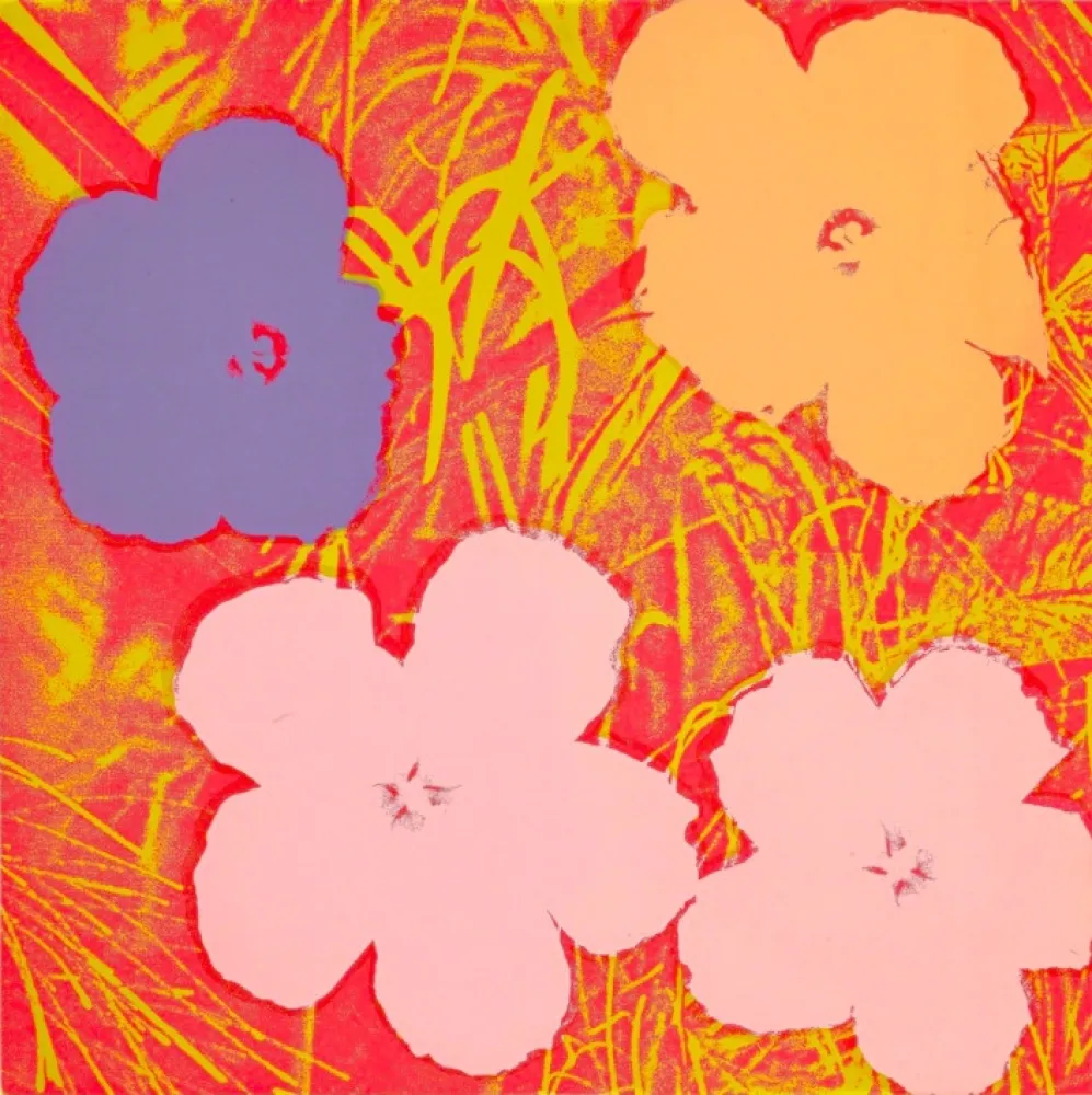 Sérigraphie Warhol - Flowers 69