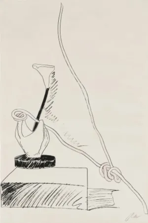 Sérigraphie Warhol - Flowers (Black and White), FS II.101