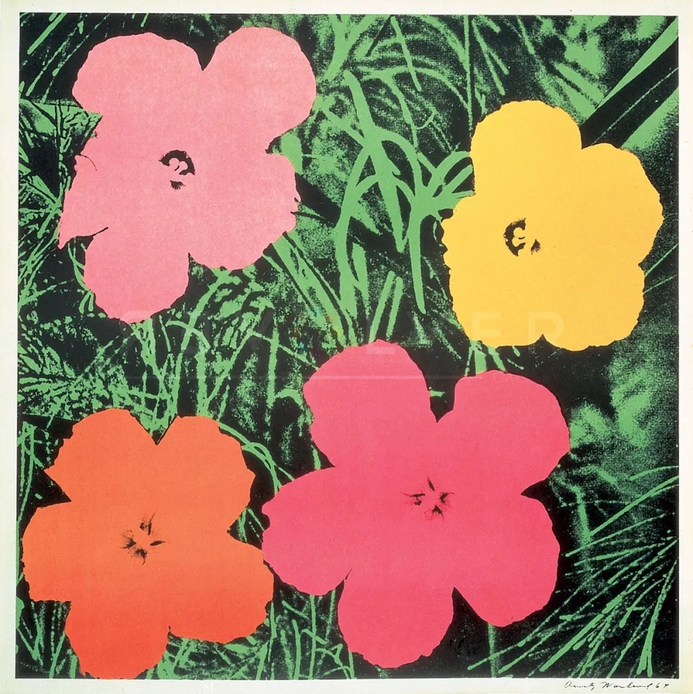 Sérigraphie Warhol - Flowers (FS II.6)