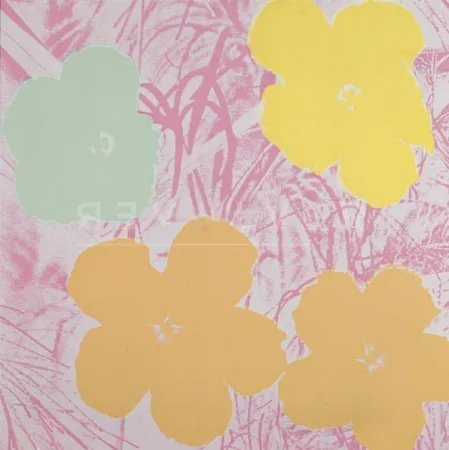 Sérigraphie Warhol - Flowers (FS II.70)