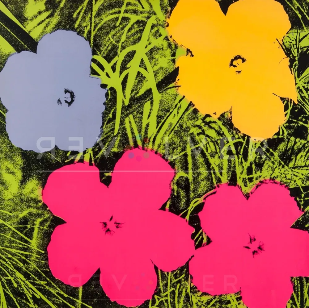 Sérigraphie Warhol - Flowers (FS II.73)