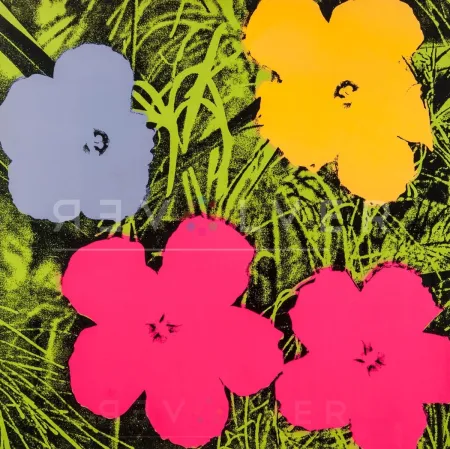 Sérigraphie Warhol - Flowers (FS II.73)