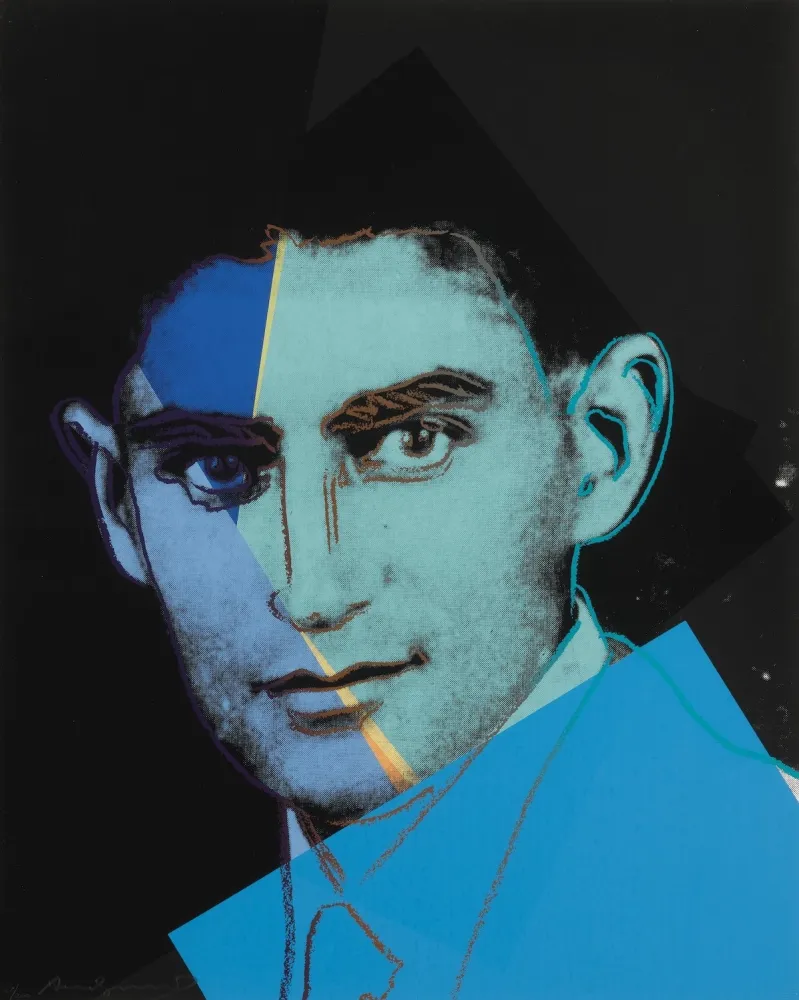 Sérigraphie Warhol -  Franz Kafka