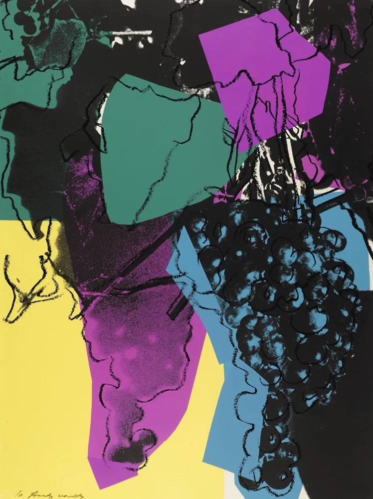 Sérigraphie Warhol - Grapes #195