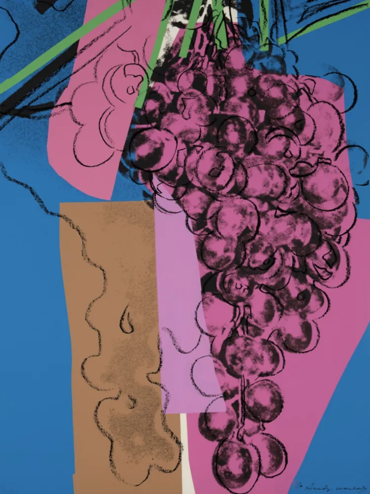 Sérigraphie Warhol - Grapes (FS II.192)