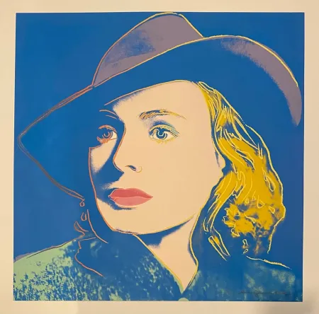 Sérigraphie Warhol - Ingrid Bergman With Hat, Trial Proof