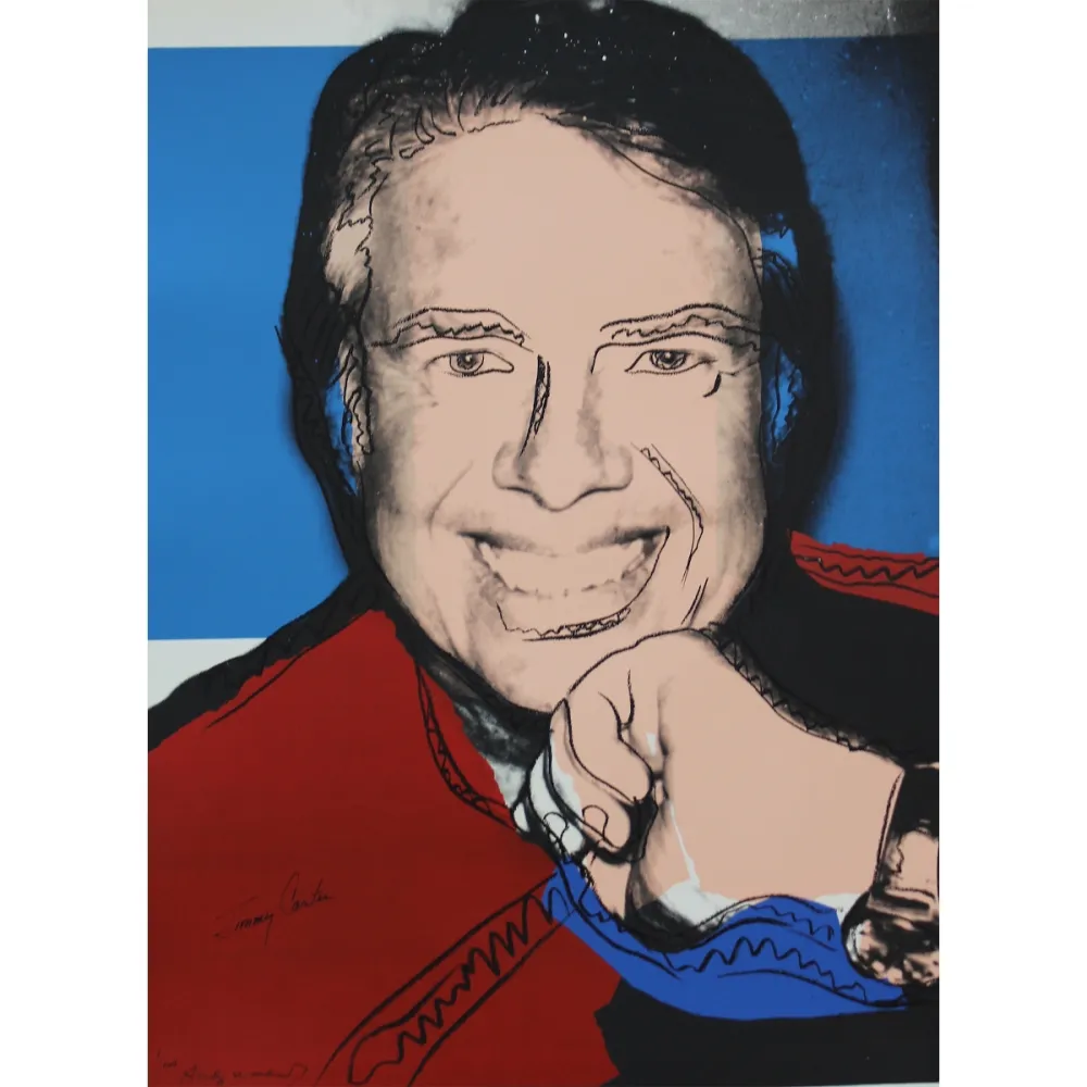 Sérigraphie Warhol - Jimmy Carter II (FS II.151)