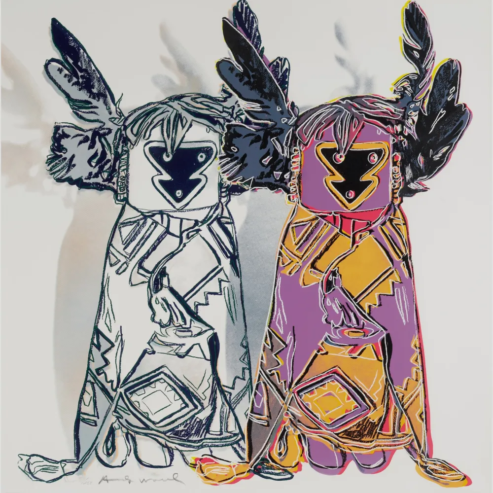 Sérigraphie Warhol - Kachina Dolls (FS II.381)