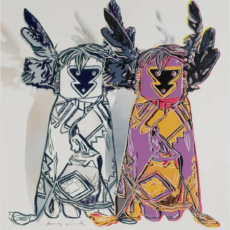 Sérigraphie Warhol - Kachina Dolls (FS II.381)