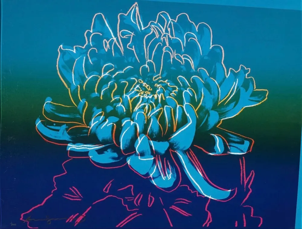 Sérigraphie Warhol - Kiku, II.307