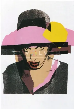 Sérigraphie Warhol - Ladies and Gentlemen, Yellow (FS II.130) by Andy Warhol 