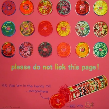 Sérigraphie Warhol - Life Savers (FS-II.353)