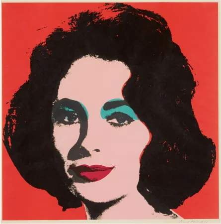 Sérigraphie Warhol - Liz Taylor 7