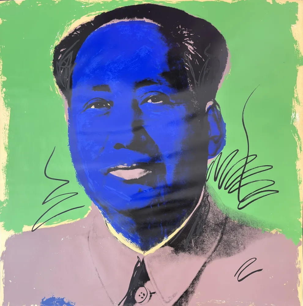 Sérigraphie Warhol - Mao 90