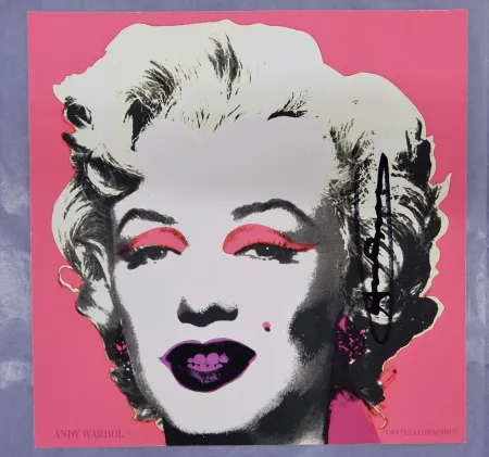 Sérigraphie Warhol - Marilyn Invitation 12