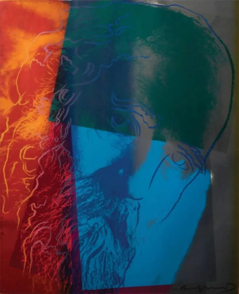 Sérigraphie Warhol - Martin Buber (FS II.228) Trial Proof