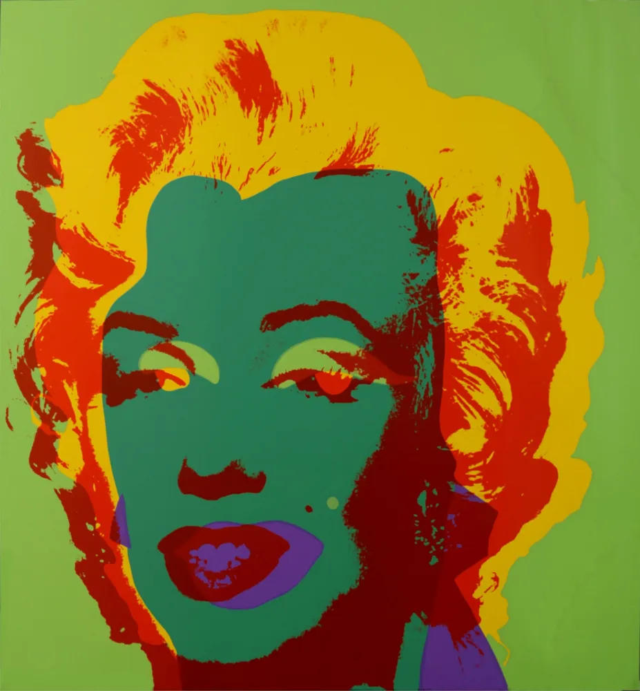 Sérigraphie Warhol - Marylin (#G), c. 1980 - Very large silkscreen
