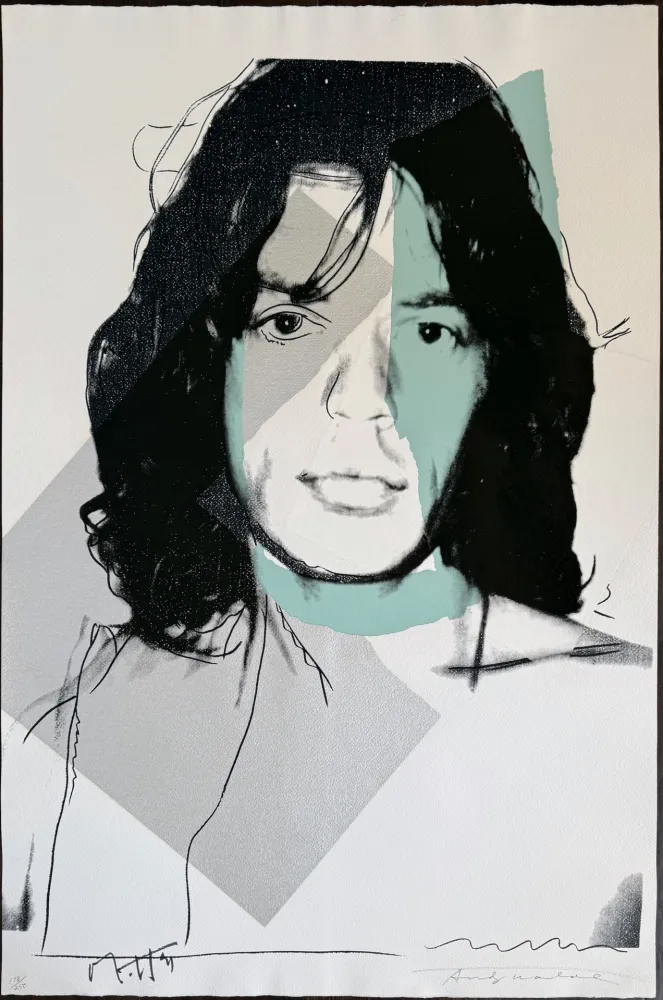 Sérigraphie Warhol - Mick Jagger #138