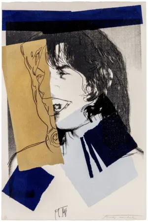 Sérigraphie Warhol - Mick Jagger #142