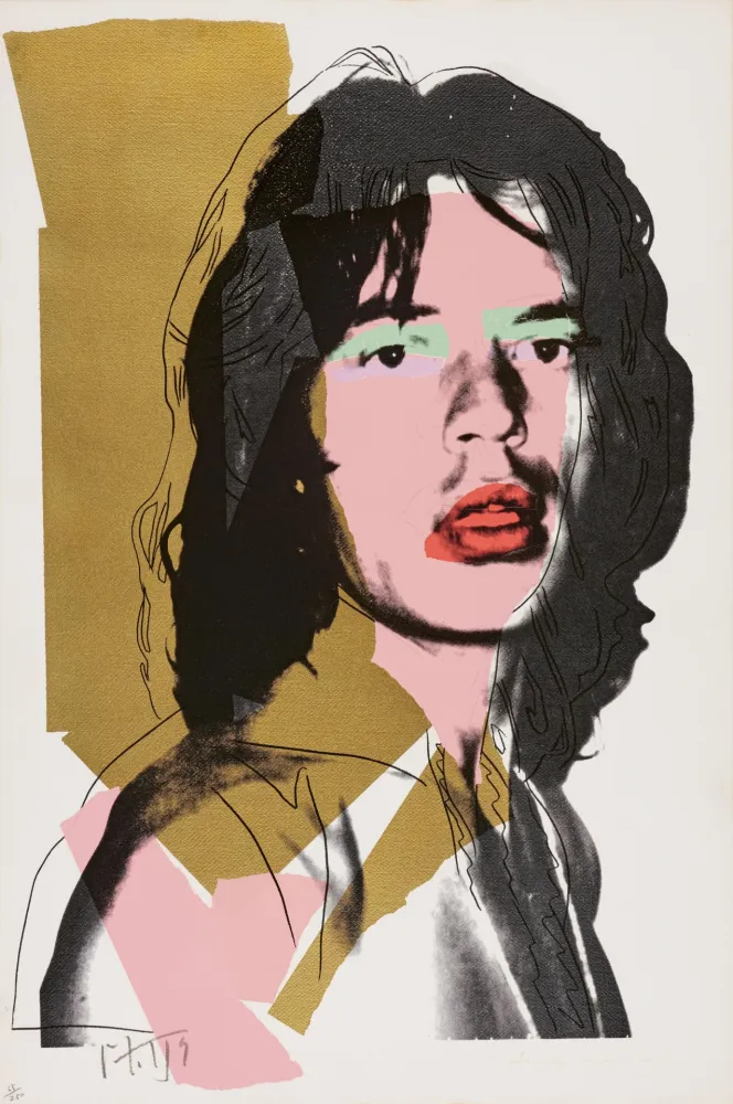 Sérigraphie Warhol - Mick Jagger #143