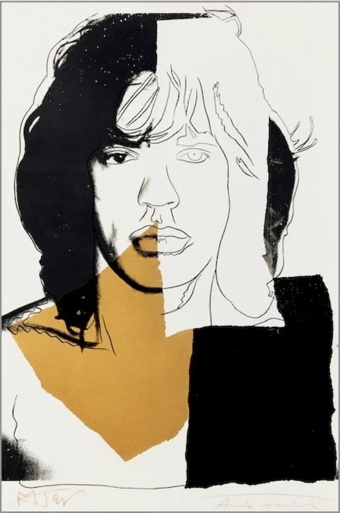 Sérigraphie Warhol - Mick Jagger #146