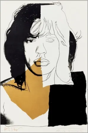 Sérigraphie Warhol - Mick Jagger #146