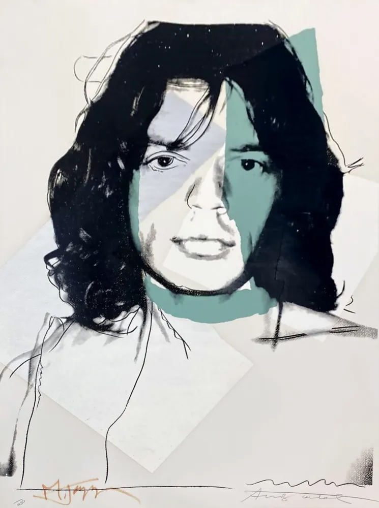 Sérigraphie Warhol - Mick Jagger (FS II.138)